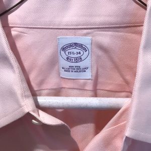 Brooks Brothers French cuff dress shirt 15.5 34